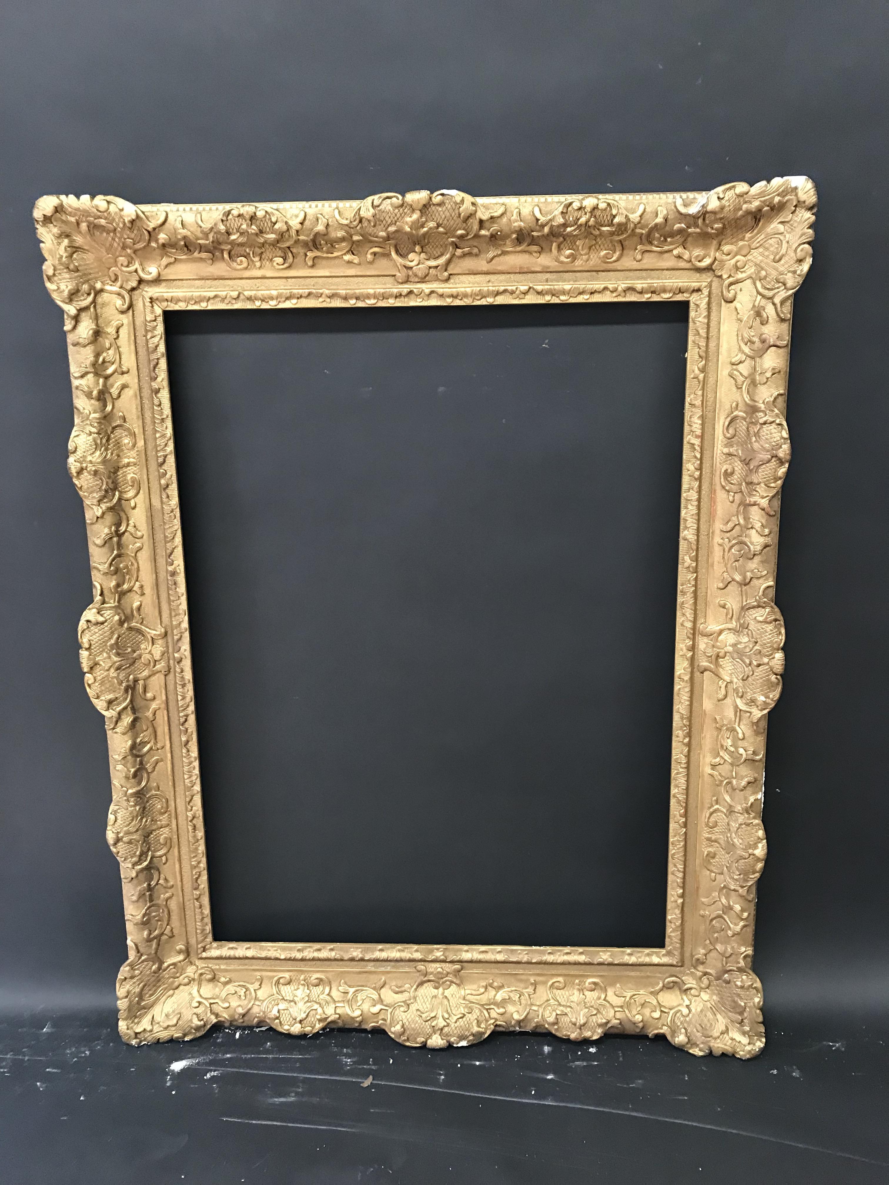 20th Century English School. A Louis Style Gilt Composition Frame, with Swept Centres and Corners, - Image 2 of 3