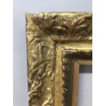 Late 18th Century English School. A Carved Giltwood Frame, 24" x 17" (rebate).