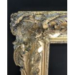 19th Century English School. A Gilt Composition Frame, with Swept Centres and Corners, 38.5" x 30.5"