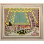 Ethelbert White (1891-1972) British. Design for a Theatrical Set, Watercolour, Signed, 10.75" x 12.