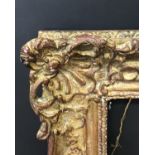 20th Century English School. A Gilt Composition Frame, with Swept and Pierced Centres and Corners,