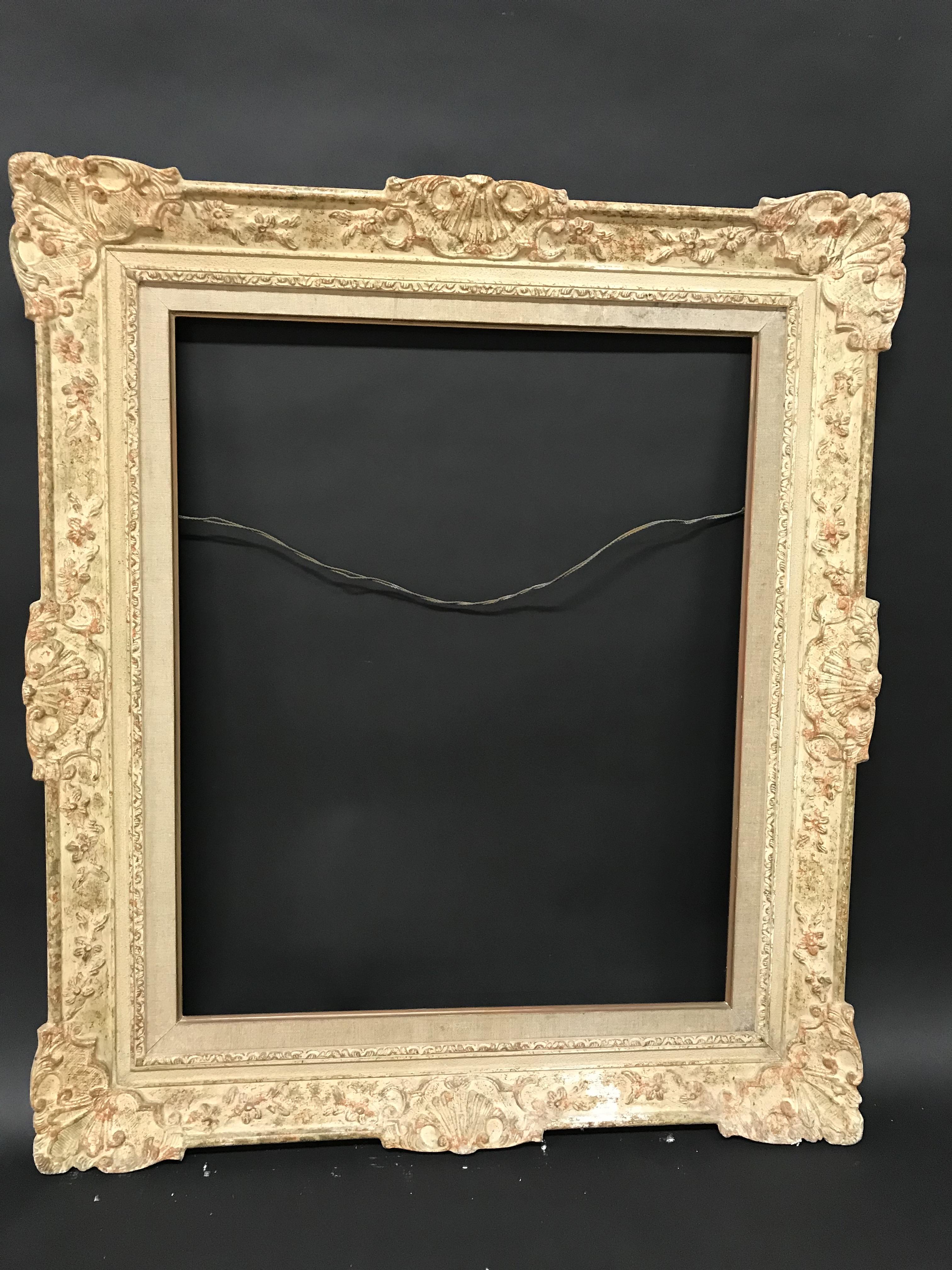 20th Century English School. A Painted Composition Frame, with Swept Centres and Corners, 29" x 23. - Image 2 of 3