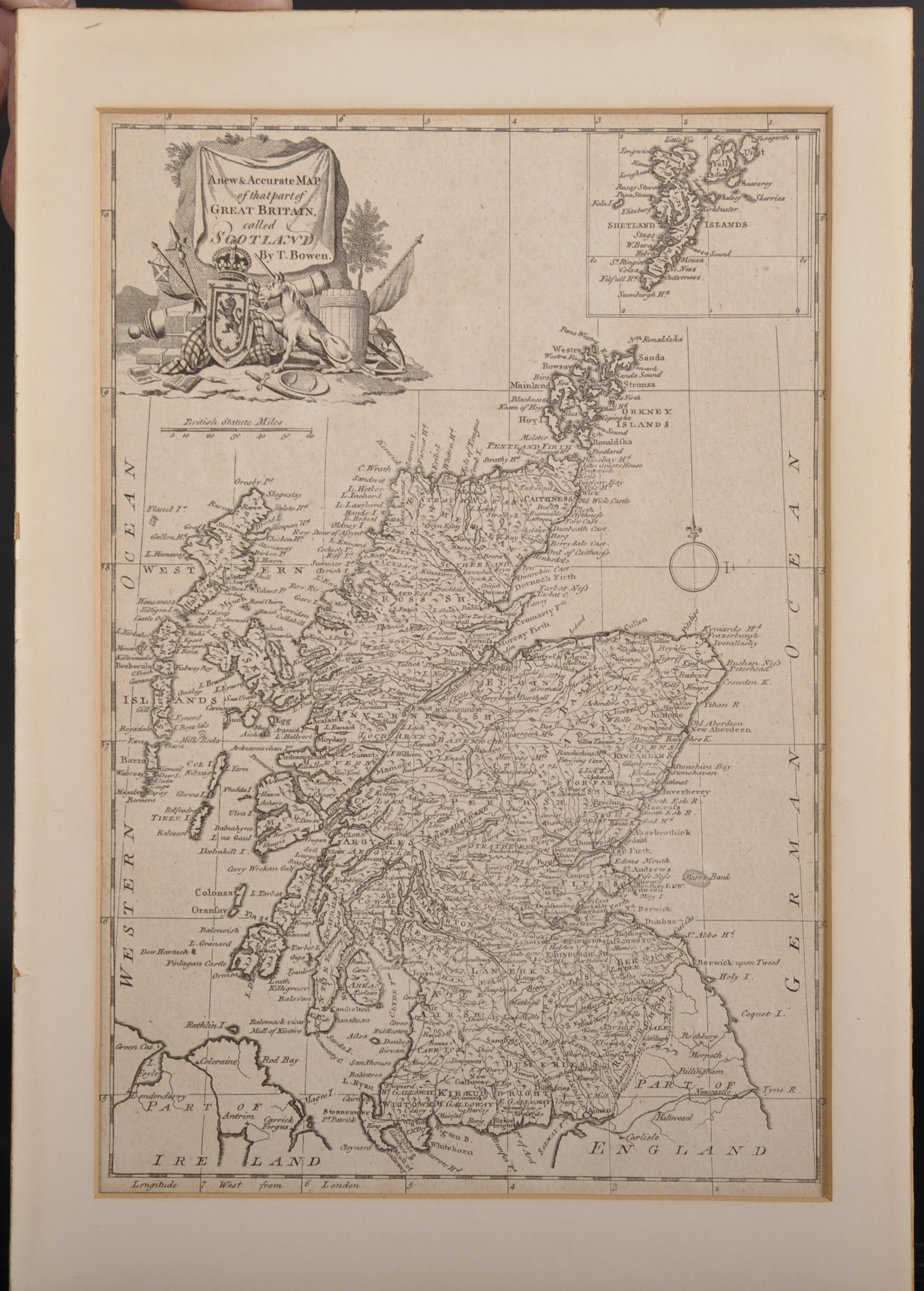 John Owen (17th - 18th Century) British and Emanuel Bowen (1693-1767) British. "The Road from London - Image 4 of 4