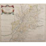 Robert Morden (c. 1650-1703) British. "Gloucester Shire [sic]", Map, 13.75" x 16.5".