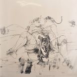 Vladimir Velickovic (1935 ) Serbian. "Naissance", Lithograph, Signed, Inscribed and Dated 1973,