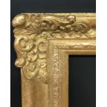 20th Century English School. A Gilt Frame with Swept Centres and Corners, 42" x 22" (rebate).