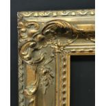 20th Century English School. A Gilt Composition Frame, with Swept and Pierced Centres and Corners,