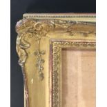 19th Century English School. A Gilt Composition Watercolour Frame, with Inset Glass, 28.25" x 20.25"