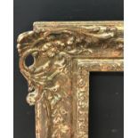 20th Century English School. A Gilt Composition Frame, with Swept and Pierced Centres and Corners,