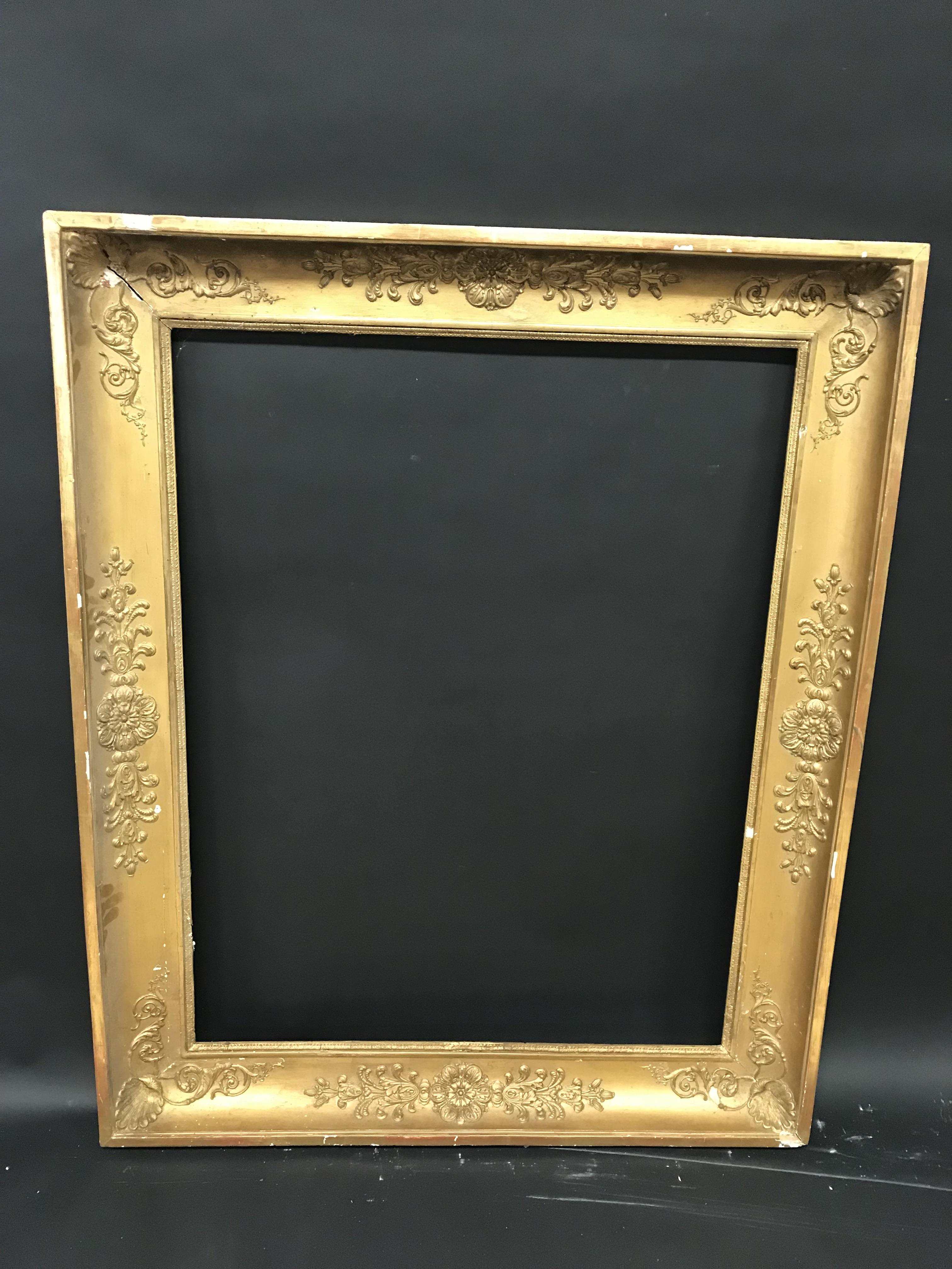 19th Century French School. A Gilt Empire Frame, 36" x 28" (rebate). - Image 2 of 3