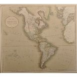 John Cary (1754-1835) British. A New Map of America, Map, 18.25" x 20.5".