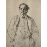 Francis H Dodd (1874-1949) British. Study of a Bearded Man, Etching, Signed in Pencil, 9.75" x 7.