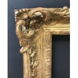 20th Century English School. A Gilt Composition Frame, with Swept and Pierced Centres and Corners,