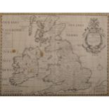 19th Century English School. "A New Map of the British Isles", Map, 14.5" x 19.25".