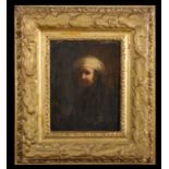 Manner of Rembrandt Van Rijn (1606-1669) Dutch. Self Portrait of the Artist wearing a White