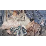 William Russell Flint (1880-1969) British. "Corisande", Print in Colours, Numbered 597/850 in