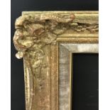 20th Century English School. A Gilt Composition Frame, with Swept Centres and Corners, 30" x 20" (