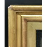 19th Century English School. A Gilt Composition Frame, with Inset Glass, 30.25" x 20" (rebate).