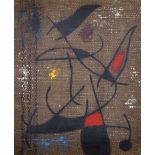 After Joan Miro (1893-1983) Spanish. "Femine et Oiseau, VIII/X", Lithograph, Inscribed and Dated '