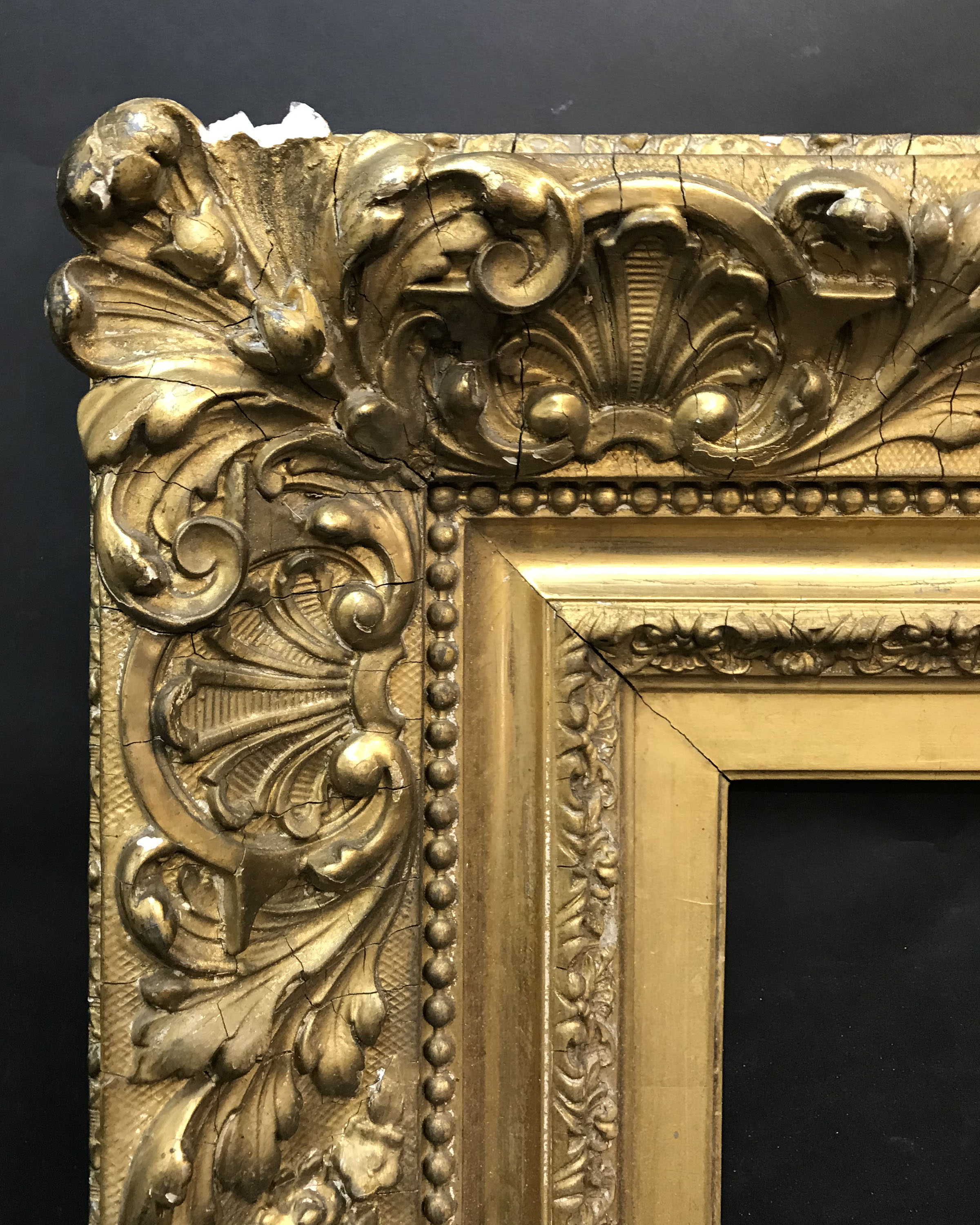 19th Century English School. A Gilt Composition Frame, 22.25" 18.5" (rebate).