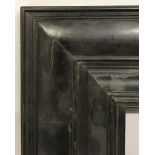 20th Century Dutch School. A Black Wood Frame, 6.5" x 5.5" (rebate).
