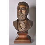 20th Century English School. Bust Portrait of William Longman, First Chairman of The Fine Art