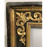 19th Century Italian School. A Black and Gilt Frame, 25.5" x 18.75" (rebate).