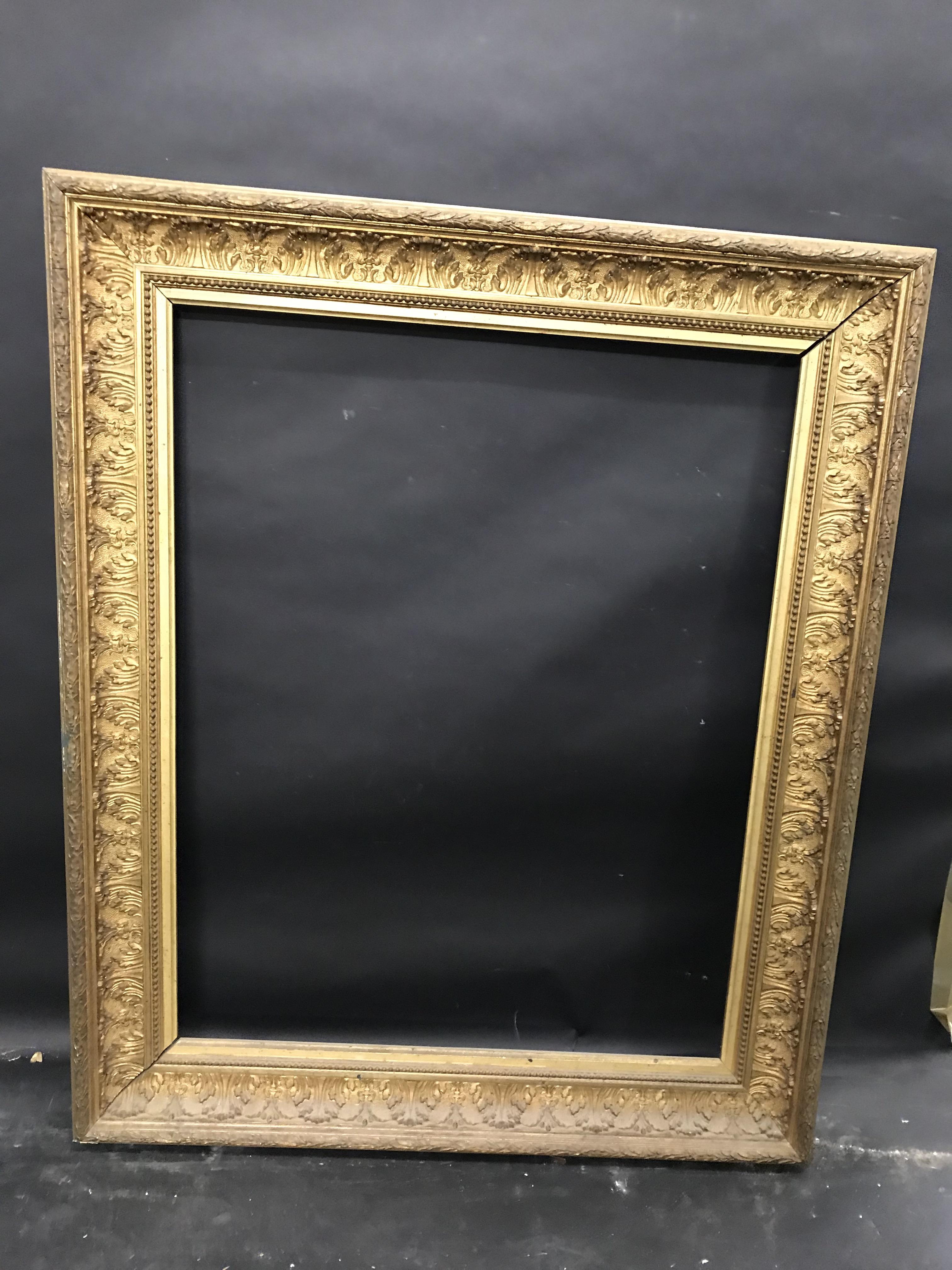 19th Century English School. A Gilt Composition Frame, 36" x 28" (rebate). - Image 2 of 3