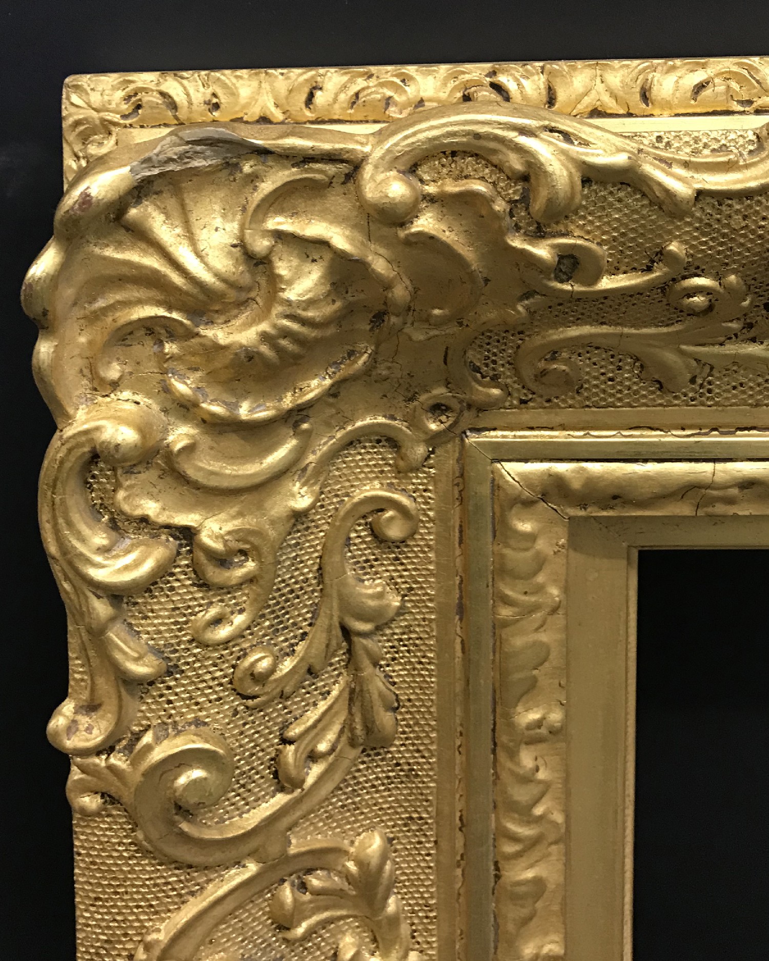 19th Century English School. A Fine Gilt Composition Frame, with Swept Corners, 24" x 20" (rebate).
