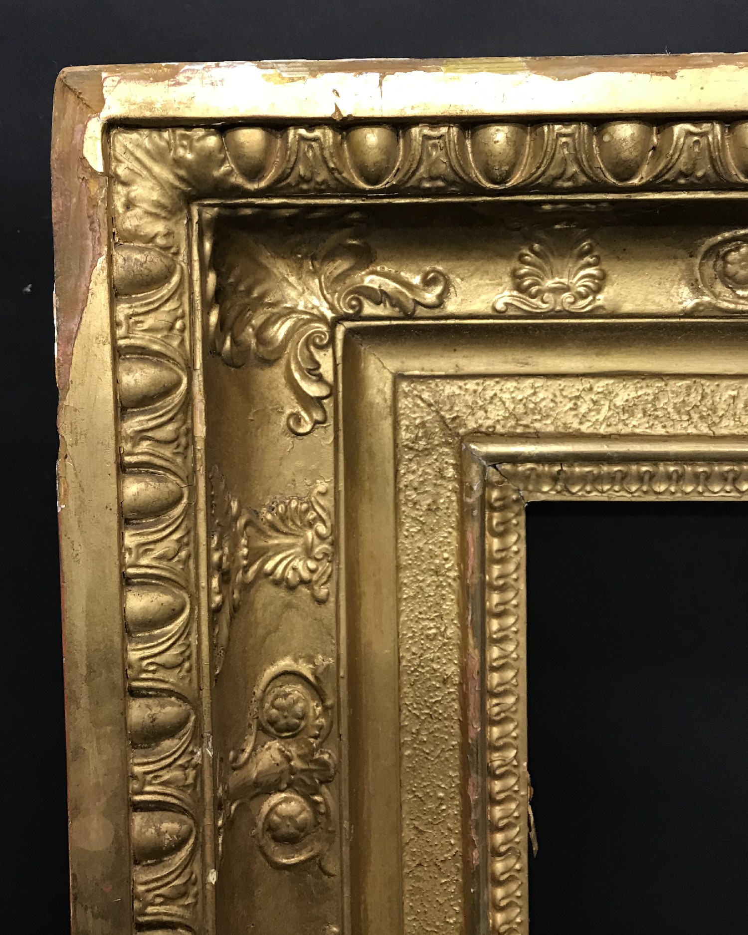 19th Century French School. An Empire Gilt Composition Frame, 26" x 22" (rebate).