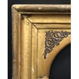 19th Century English School. A Gilt Composition Frame, with a Circular Slip, 5.5" x 5.5" (rebate),