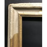 19th Century Italian School. A Gilt and Painted Frame, 71" x 46.25 (rebate)".