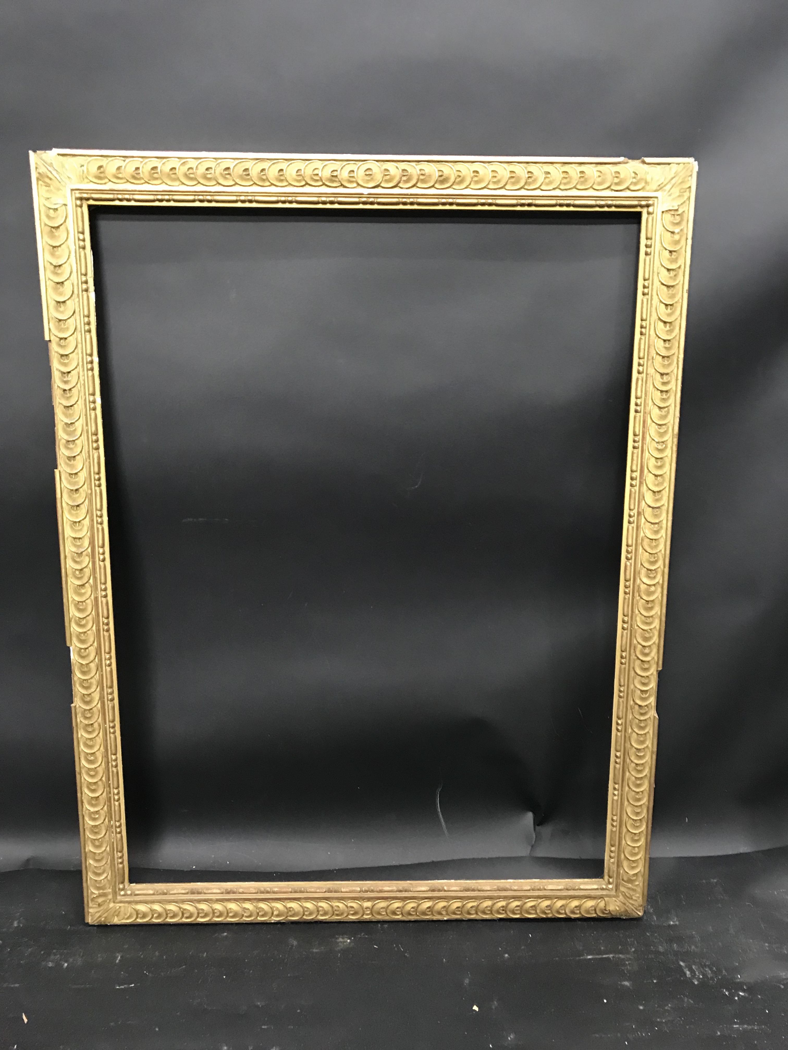 19th Century French School. A Gilt Composition Frame, 21.5" x 16 (rebate)", and the companion piece, - Image 2 of 4