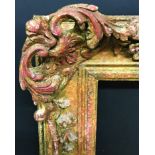 20th Century English School. A Gilt Composition Frame, with Swept and Pierced Centres and Corners,