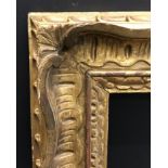 19th Century English School. A Carved Giltwood Frame, 12" x 9.5" (rebate).