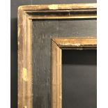 Early 20th Century English School. A Black and Gilt Frame, 99.5" x 65.5" (rebate).