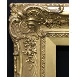 19th Century English School. A Gilt Composition Frame, with Swept Centres and Corners, 10.75" x 10.