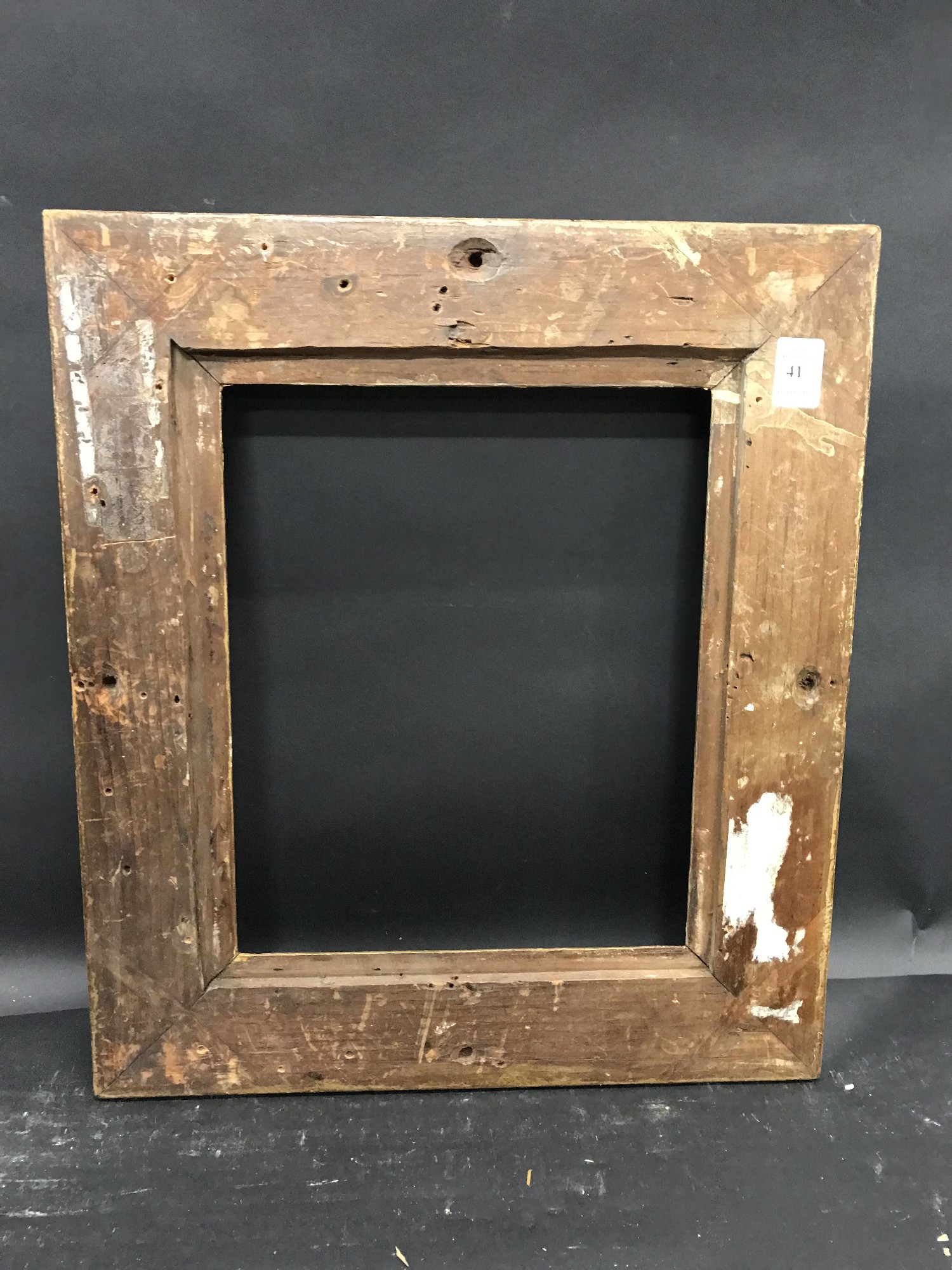 19th Century English School. A Carved Giltwood Frame, 12" x 9.5" (rebate). - Image 3 of 3