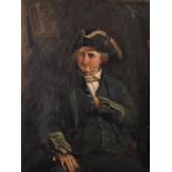 J... Morton (19th Century) British. A Portrait of John Holland, in Uniform, Oil on Panel,