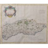 Robert Morden (c.1650-1703) British. "Sussex", Map, 13.25" x 16", together with another Map of