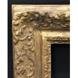 19th Century French School. A Louis Style Carved Giltwood Frame, 8.5" x 7.5" (rebate).