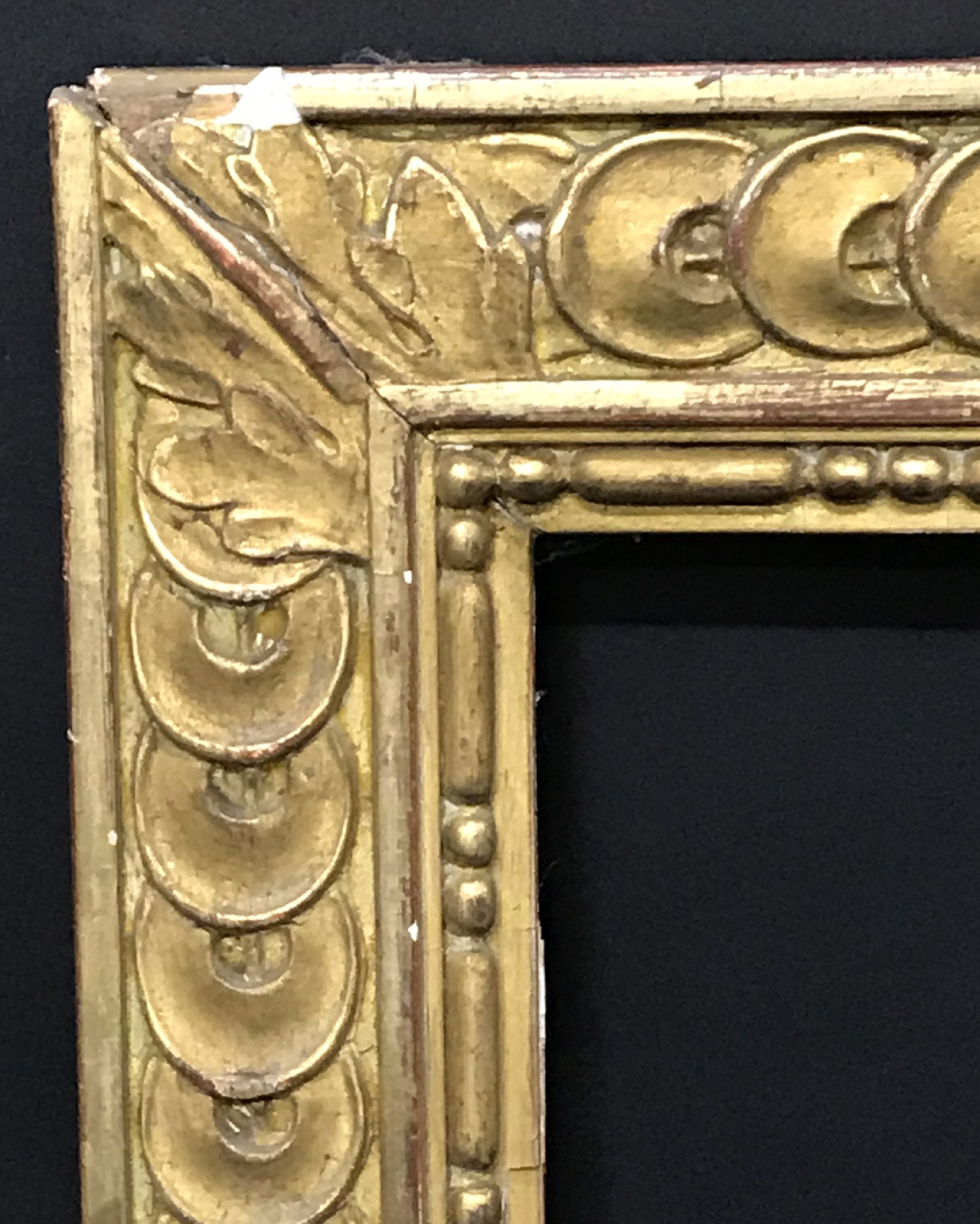 19th Century French School. A Gilt Composition Frame, 21.5" x 16 (rebate)", and the companion piece,