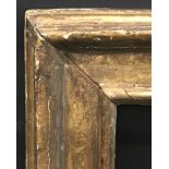 17th Century Italian School. A Gilt Plate Frame, 30.25" x 26.25" (rebate).