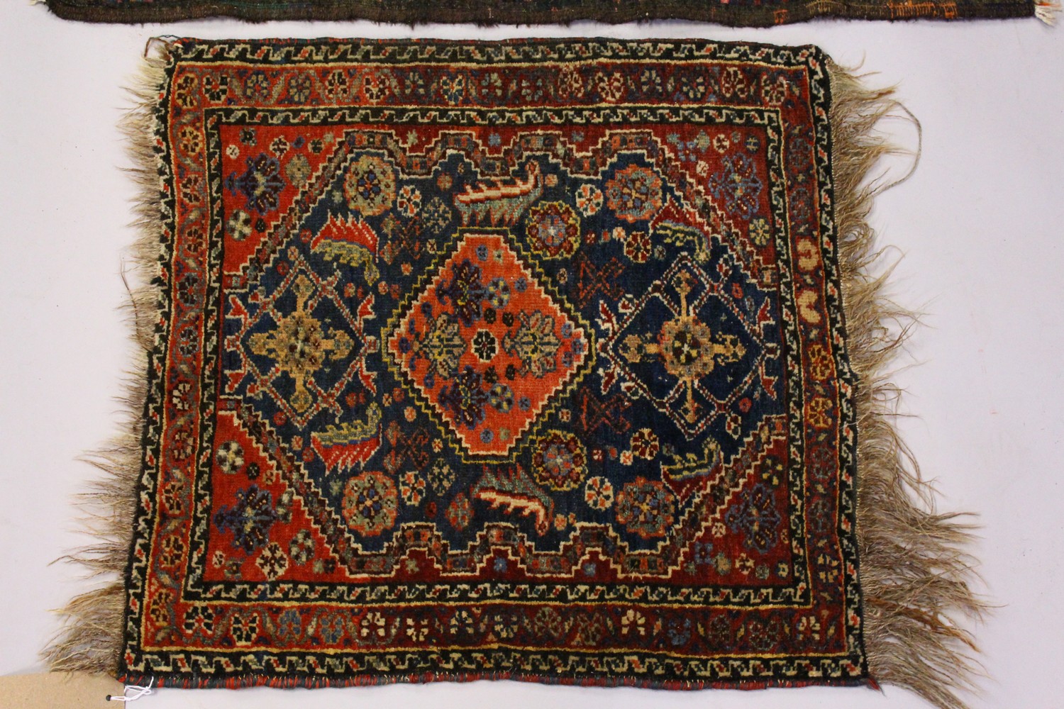 THREE SMALL PERSIAN RUGS, various sizes. - Image 4 of 4