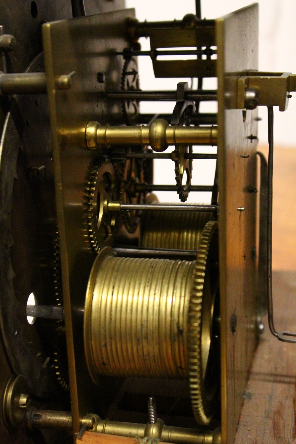 A GEORGE III CHINOISERIE DECORATED BLACK LACQUER LONGCASE CLOCK, by William Kipling, London, with - Image 19 of 26