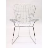 HARRY BERTOIA, A WIREWORK SIDE CHAIR.