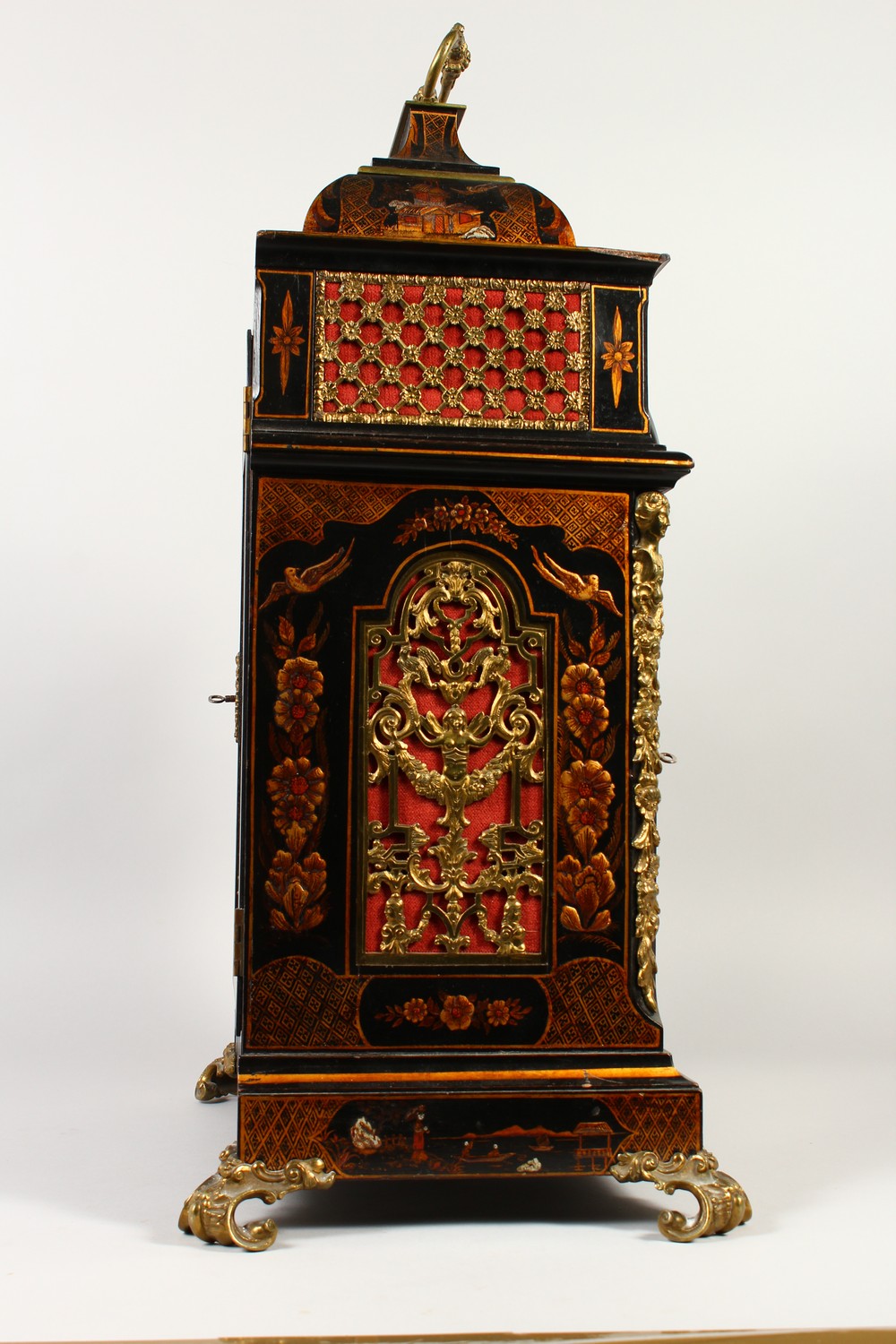 A VERY GOOD 19TH CENTURY LACQUER BRACKET CLOCK by J. & A. JUMP, 1A OLD BOND STREET, LONDON, with - Image 6 of 18