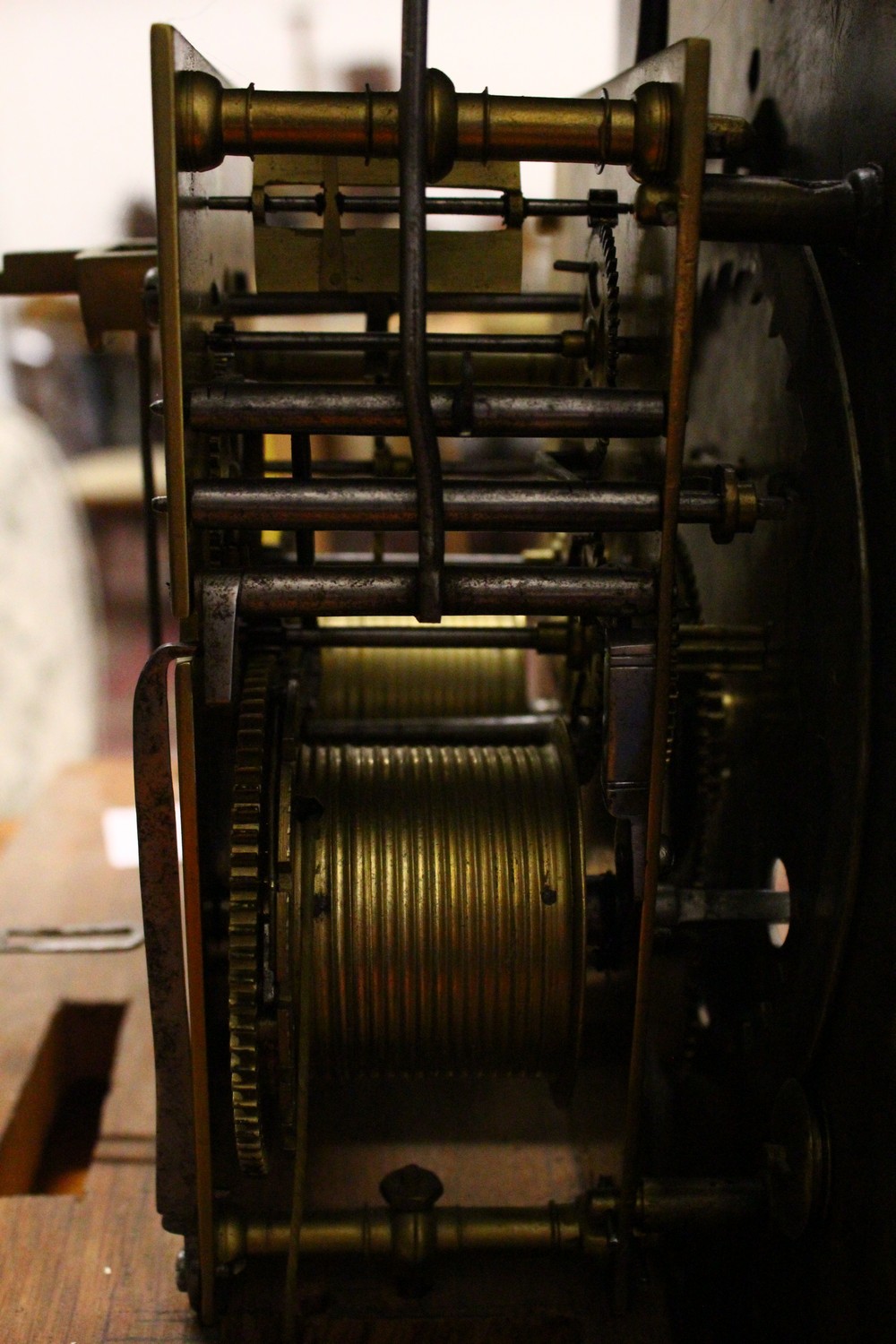 A GEORGE III CHINOISERIE DECORATED BLACK LACQUER LONGCASE CLOCK, by William Kipling, London, with - Image 18 of 26