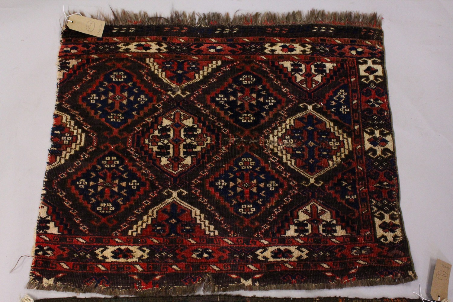 THREE SMALL PERSIAN RUGS, various sizes. - Image 2 of 4