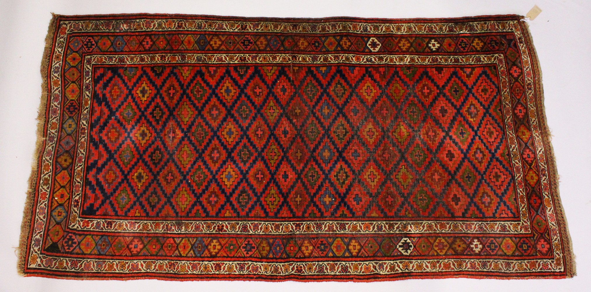 A PERSIAN CARPET, the central panel with all over stylized decoration in a similar border. 250cms